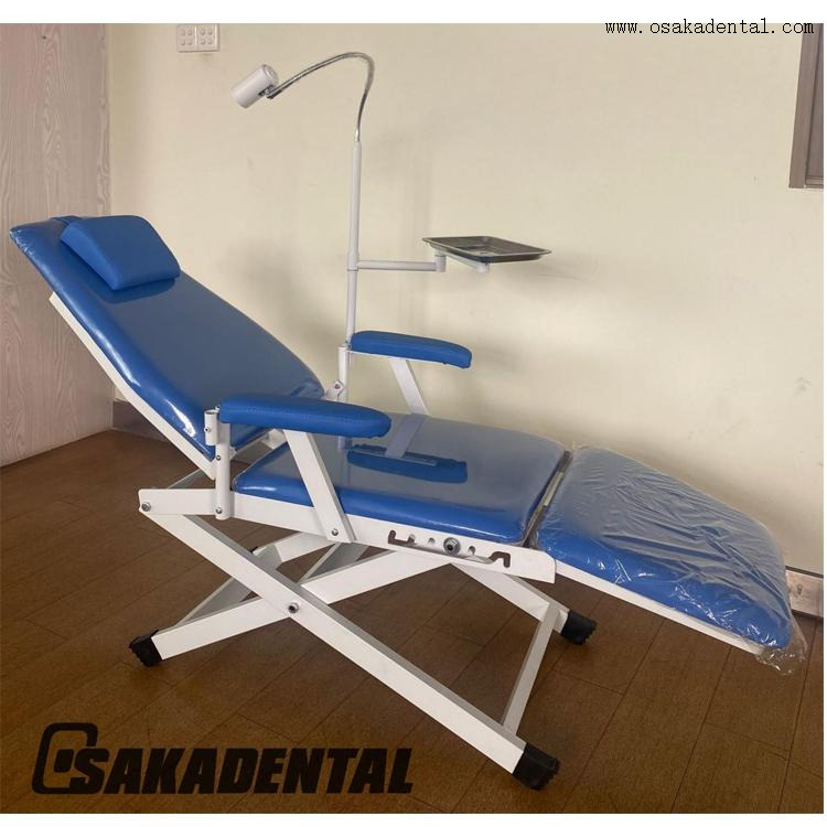 Unidad dental portátil dental con bandeja de metal