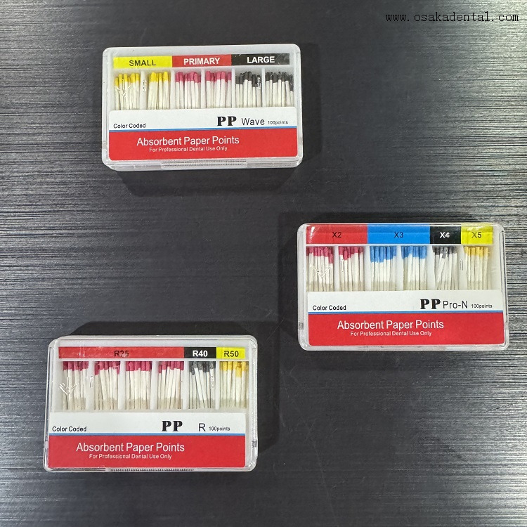 Punta de papel de punta de gutapercha Dental para Pronext Reciproc Wave One