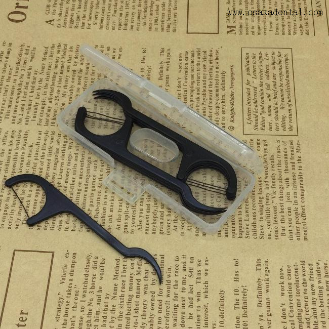 Hilo dental de nailon polimérico para limpieza de dientes