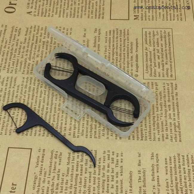 Hilo dental de nailon polimérico para limpieza de dientes
