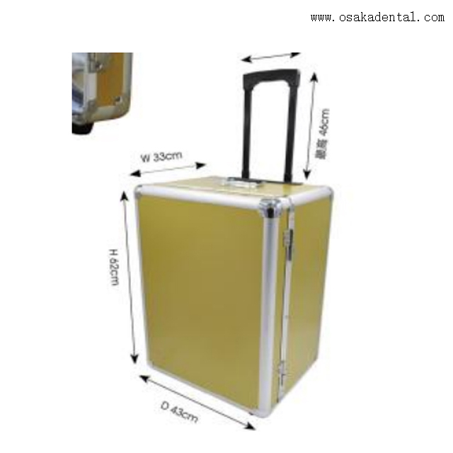 Sistema de tratamiento de estuche rodante portátil dental