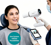 Unidad de rayos X con mango dental y sensor con pantalla
