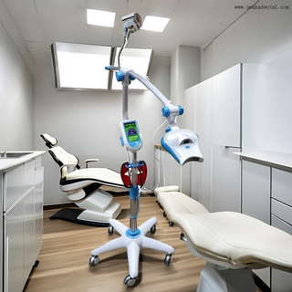 Dispositivo de blanqueamiento dental avanzado para limpieza y brillo dental profesionales en entornos clínicos modernos