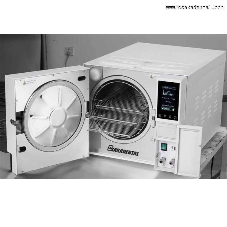 Autoclave dental europeo Clase B 18L con impresora incorporada