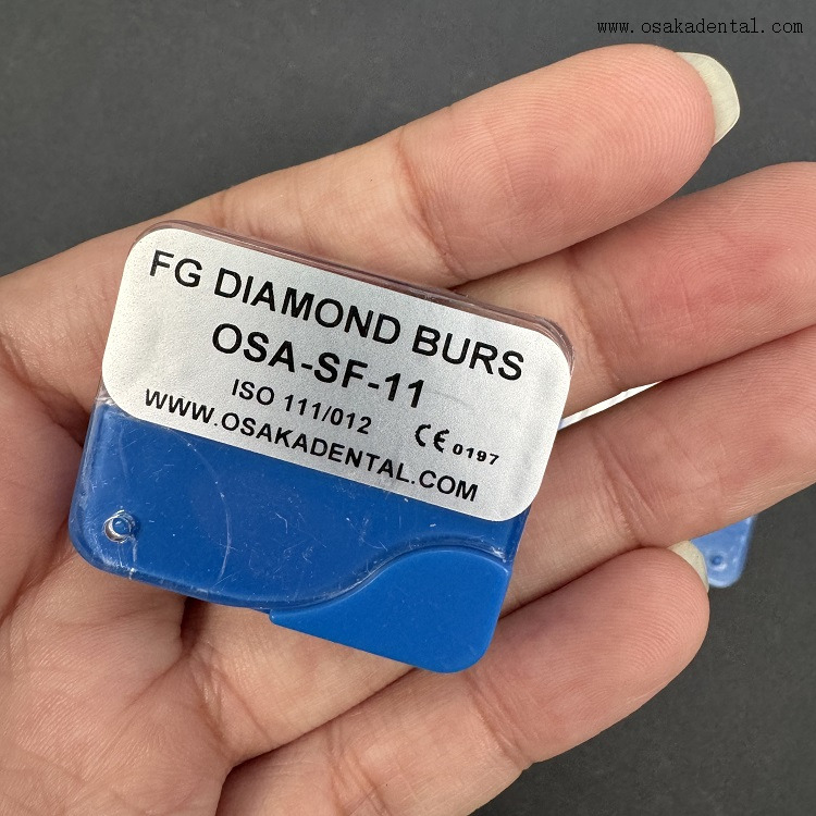 Dental FG Diamond Bur 5 unids/caja OSA-F656-T4 nuevo embalaje