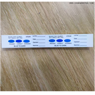 Tarjeta indicadora de esterilización clase 5 200 unidades/caja