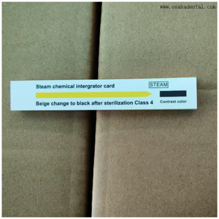 Tarjeta indicadora de esterilización Clase 4 200 unidades/caja