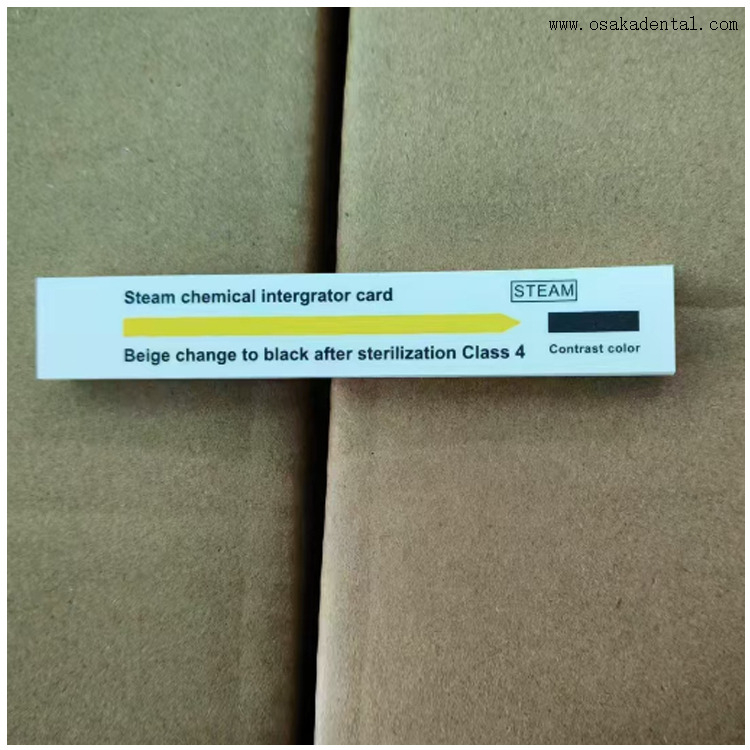 Tarjeta indicadora de esterilización Clase 4 200 unidades/caja