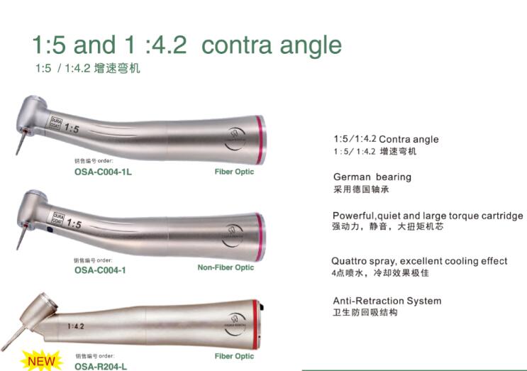 Pieza de mano dental eléctrica contra ángulo de contrarazal (3)