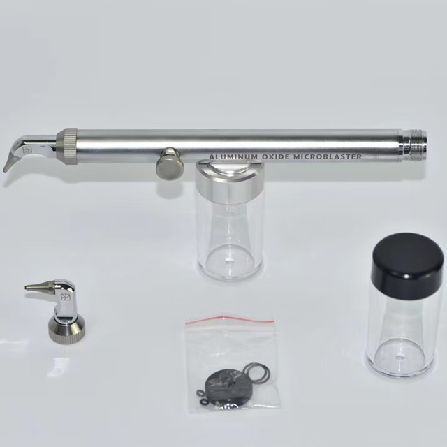 Microblaster de óxido de aluminio dental con pulverizador de agua para ortodoncia