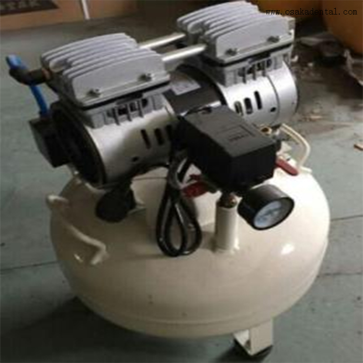 Suministro de compresor de aire dental de 32 litros para una unidad dental