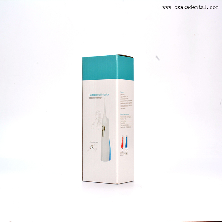 Irrigador oral portátil tipo batería dental Flosser Dental