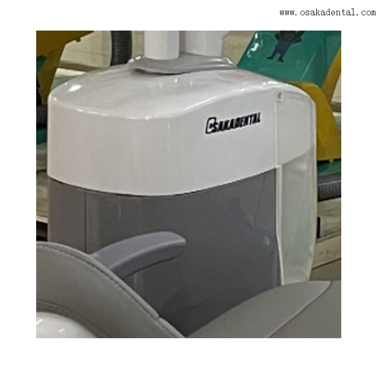 Sillón dental de alto nivel con monitor de 17 pulgadas y cámara bucal.