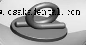 Soporte de ortodoncia Dental ojales de unión directa redondos