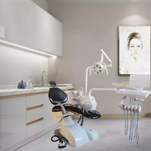 Sillón de tratamiento dental y equipo de sillón dental