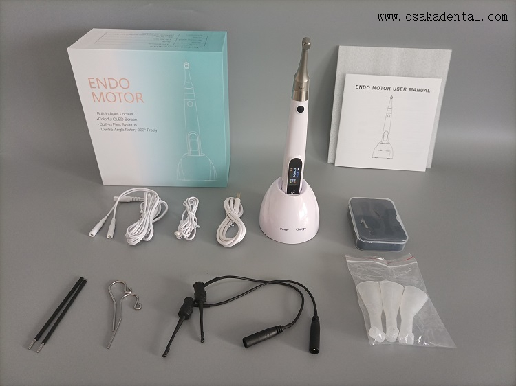 Motor Endo Dental inalámbrico con función de localizador de ápice OSA-E13-6A