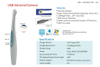 Cámara bucal USB dental con color blanco+azul