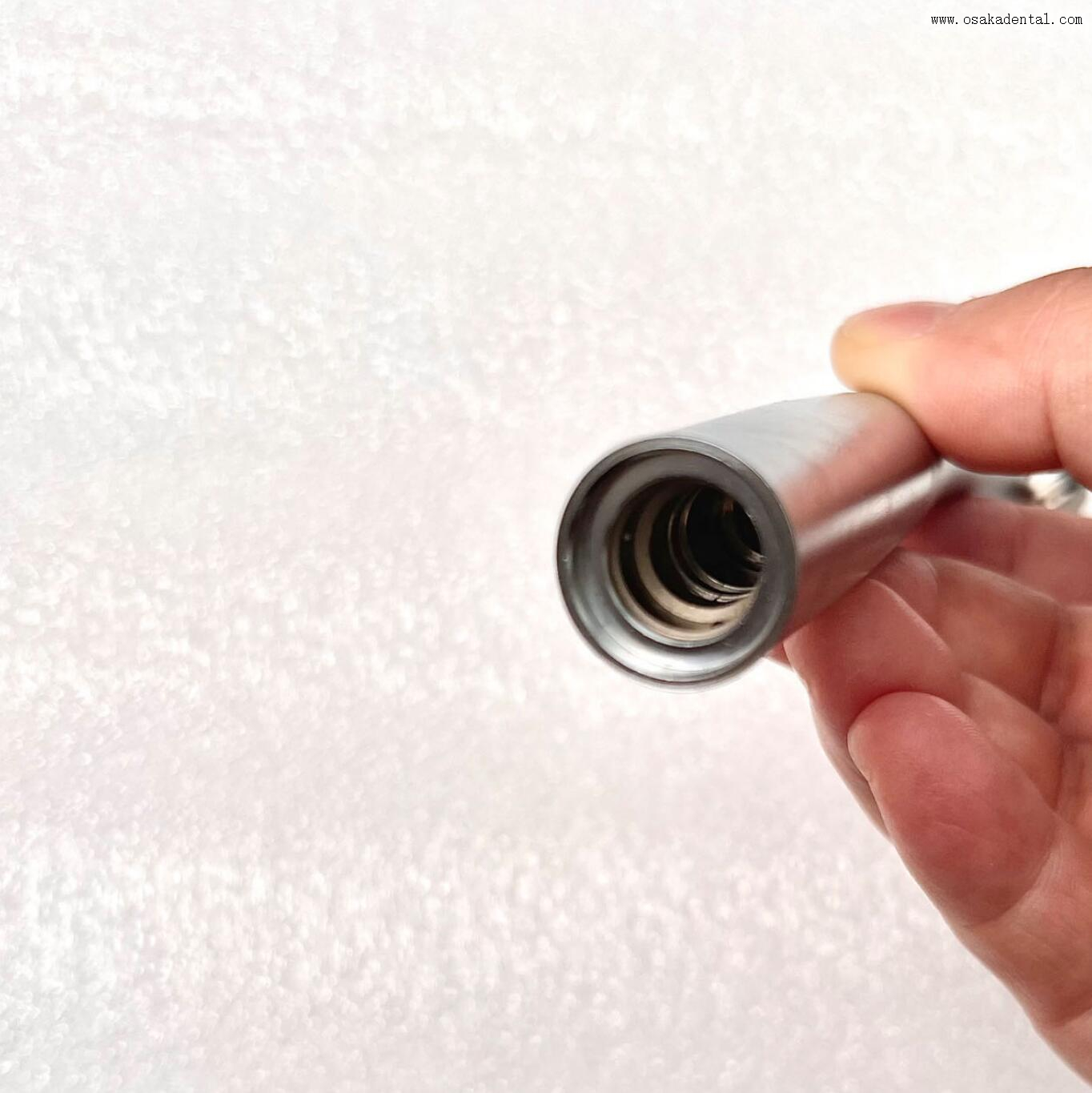 Pieza de mano dental eléctrica con luz de fibra óptica