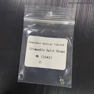 Topes divididos prensables de ortodoncia dental