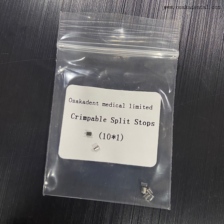 Topes divididos prensables de ortodoncia dental