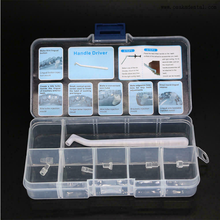 Accesorios de ortodoncia dental Mini accesorios de ortodoncia molde de inyección