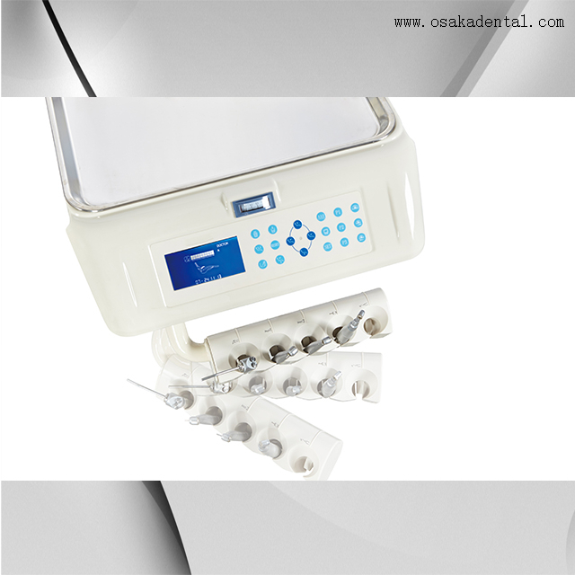 Sillón dental con cubierta eléctrica quirúrgica con bandeja de instrumentos giratorios