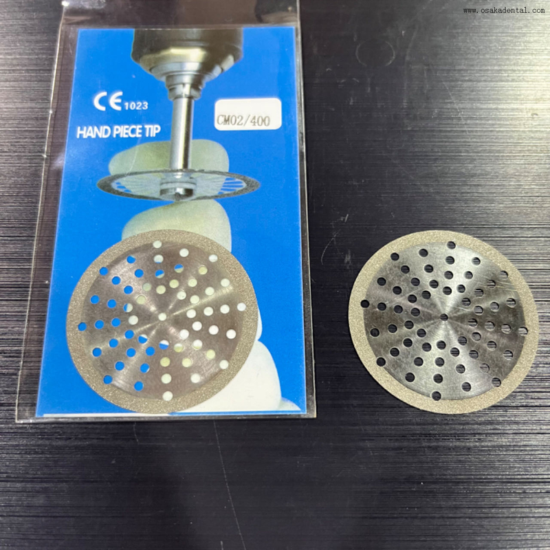 Rueda abrasiva de diamante Dental, cortador de disco de sierra, modelado de recorte