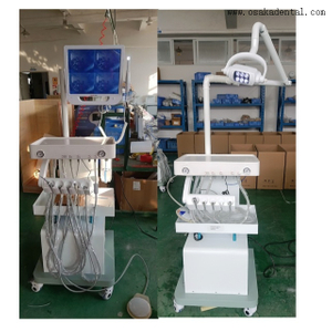 Unidad Dental Portátil con Lámpara Led y Monitor
