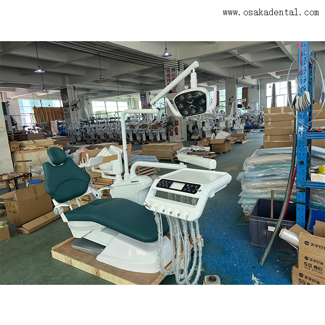 Sillón dental de cuero suave de alta calidad.