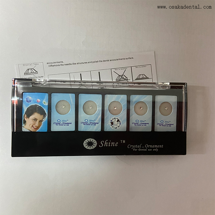 Accesorios dentales Gemas para dientes de cristal o diamante