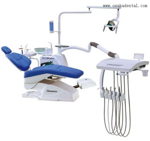 Unidad dental de moda de lujo para clínica de dentista con caja lateral giratoria