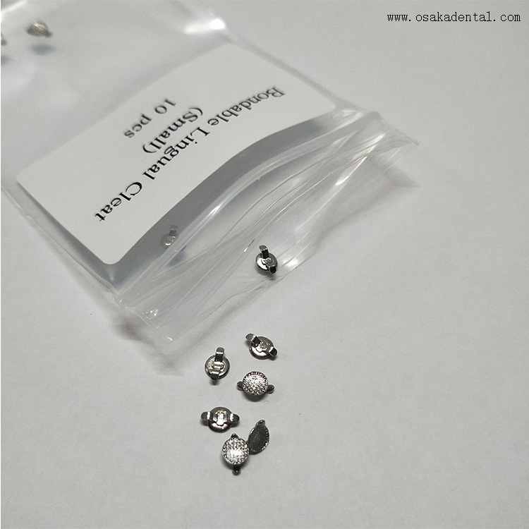 Accesorios de ortodoncia dental Taco lingual adherible dental