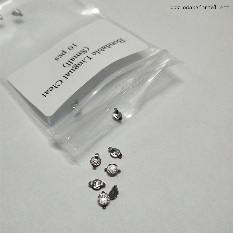 Accesorios de ortodoncia dental Taco lingual adherible dental