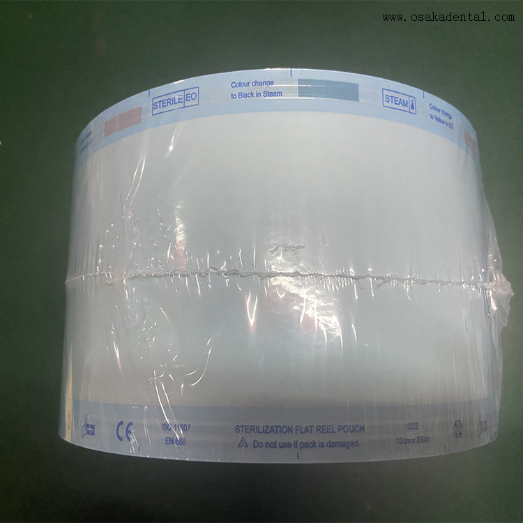 Rollo de esterilización dental de material consumible dental