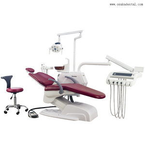 Unidad de sillón dental con botón táctil y sistema de control auxiliar