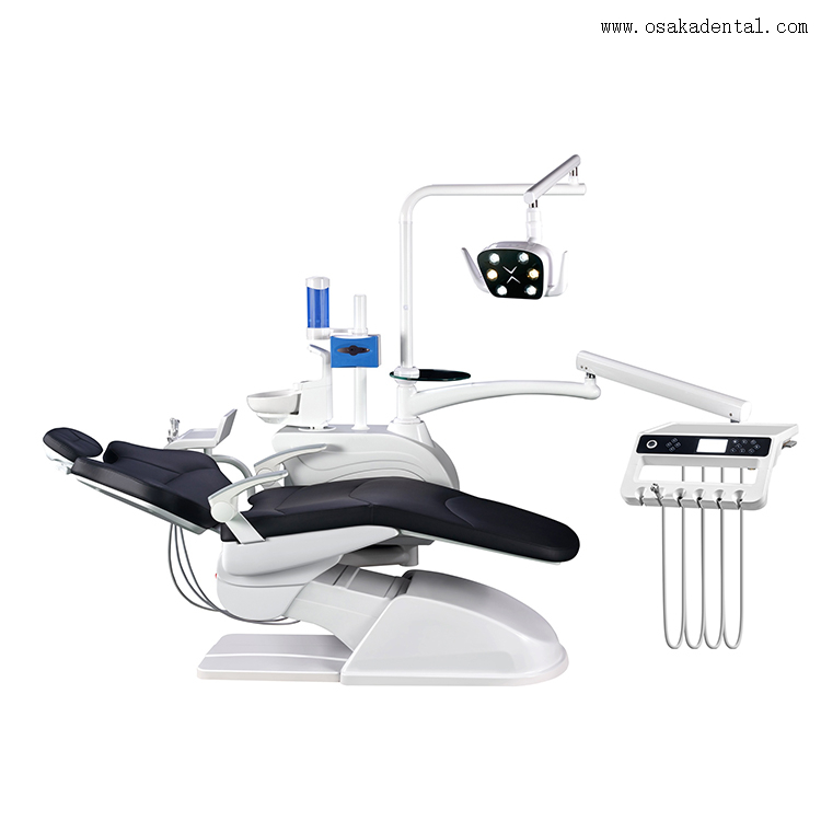 Unidad de sillón dental con interruptor de pedal multifunción