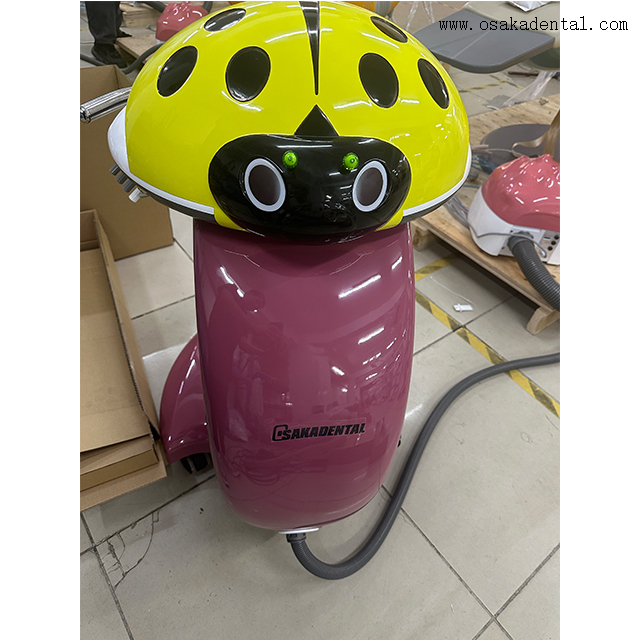 Sillón dental pediátrico en forma de jirafa con pantalla LCD interactiva