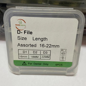 Uso dental de limas de retratamiento endodóntico resistentes a la separación con conicidad alta