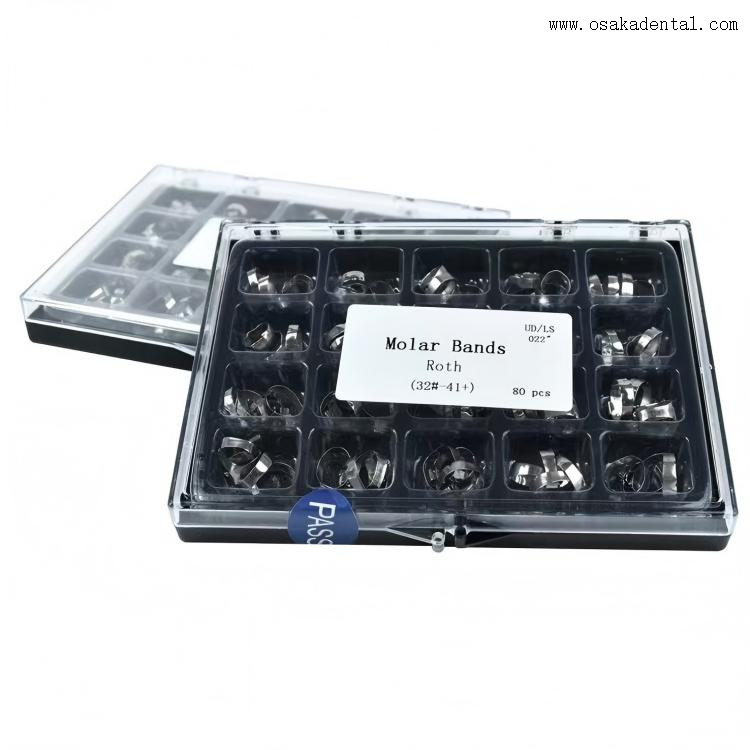 Banda molar de ortodoncia dental