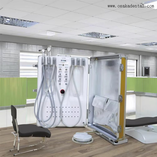 Sistema de tratamiento de estuche rodante portátil dental
