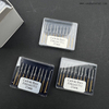 Fresas de carburo Zekrya de titanio dorado Dental FG 10 unids/caja