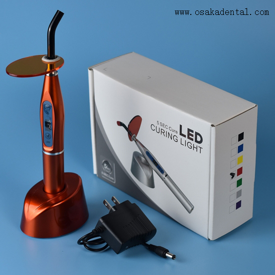 Luz de curado dental LED inalámbrico de alta intensidad para resina