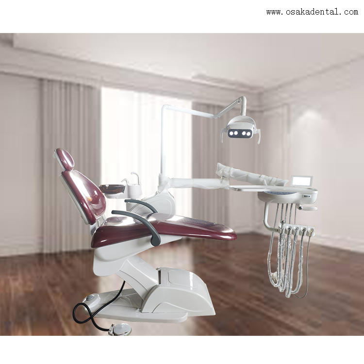 Silla dental con lámpara LED / elegante silla dental