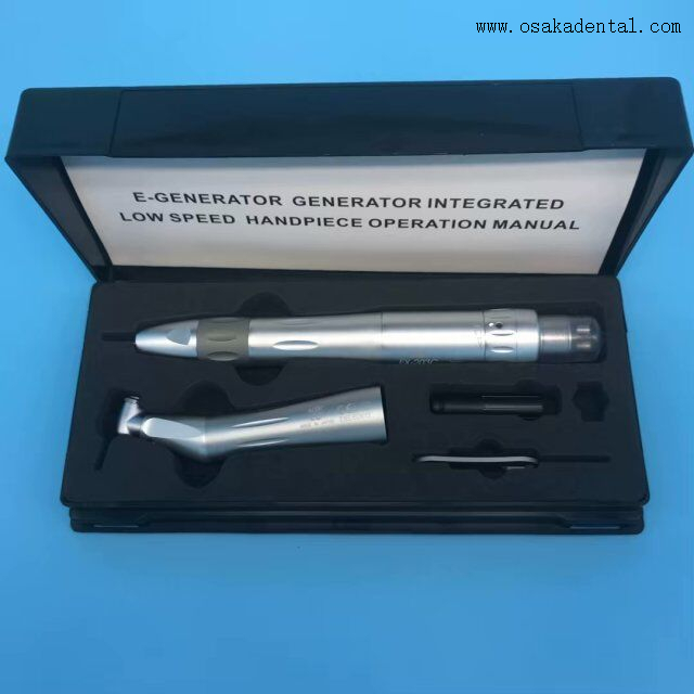 Pieza de mano dental de baja velocidad con generador LED