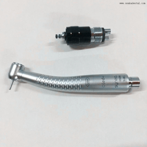 Pieza de mano dental de alta velocidad con botón pulsador de 5 LED