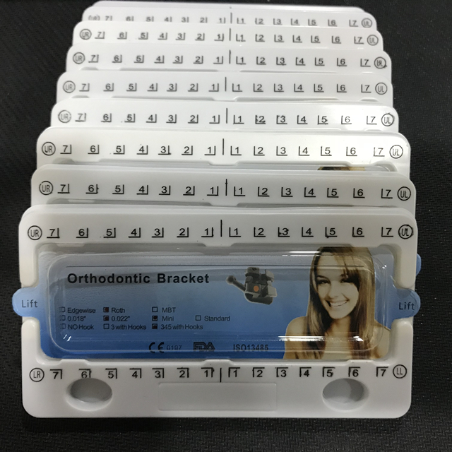 Bracket de metal ortodóntico dental más barato y hermoso.