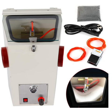 Equipo de laboratorio Instrumento de pulido Sandblaster reciclable