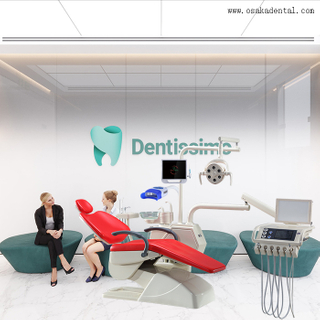 Unidad de sillón dental con máquina blanqueadora y cámara oral
