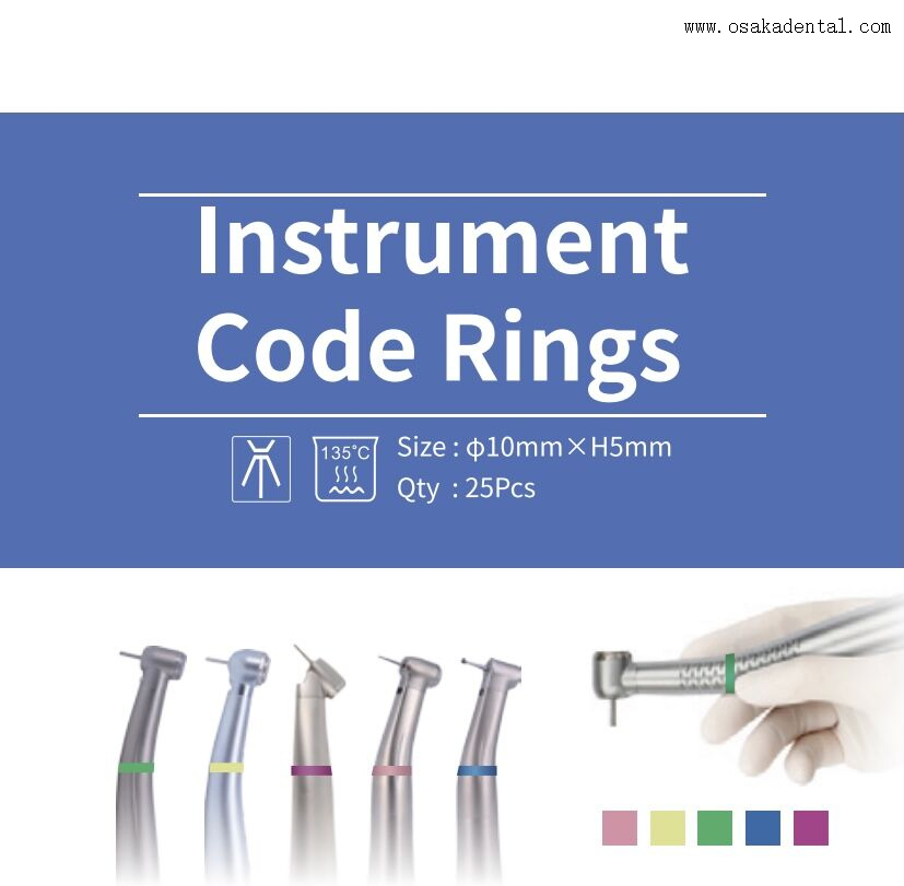 Anillos de código de instrumento para pieza de mano dental de 10 mm * 5 mm