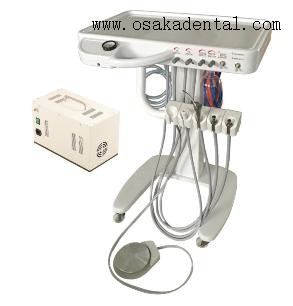 Carro de herramientas móvil dental con compresor carro portátil dental para unidad dental con compresor